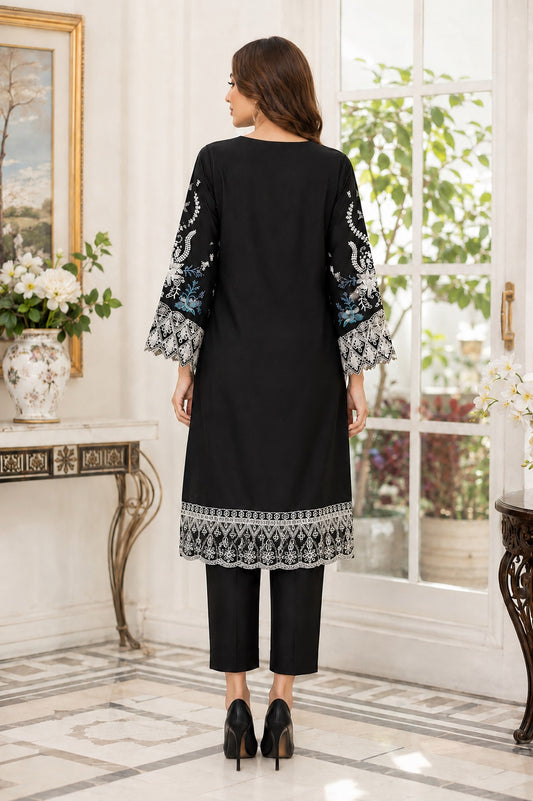 2 Piece Embroidered Lawn Suit (Pret)